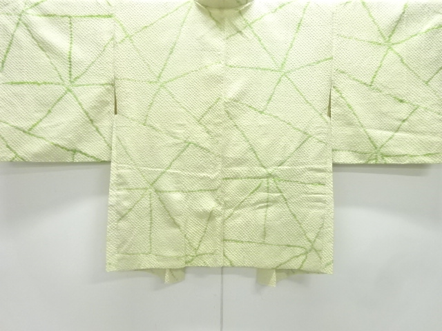 JAPANESE KIMONO / ANTIQUE HAORI / SILK / ALL SHIBORI / ABSTRACT